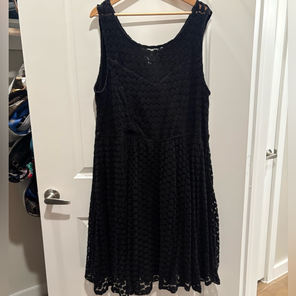 City Chic Black Lace Dress